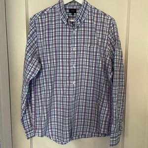 Men’s J.Crew Purple/Blue Button Down (M)